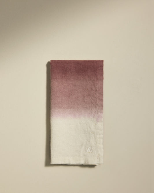 Serviette de table Dip Dye - Aubépine