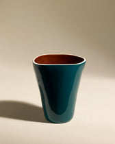 Double Jeu Vase - Sarah Blue/Chocolate