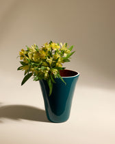 Double Jeu Vase - Sarah Blue/Chocolate