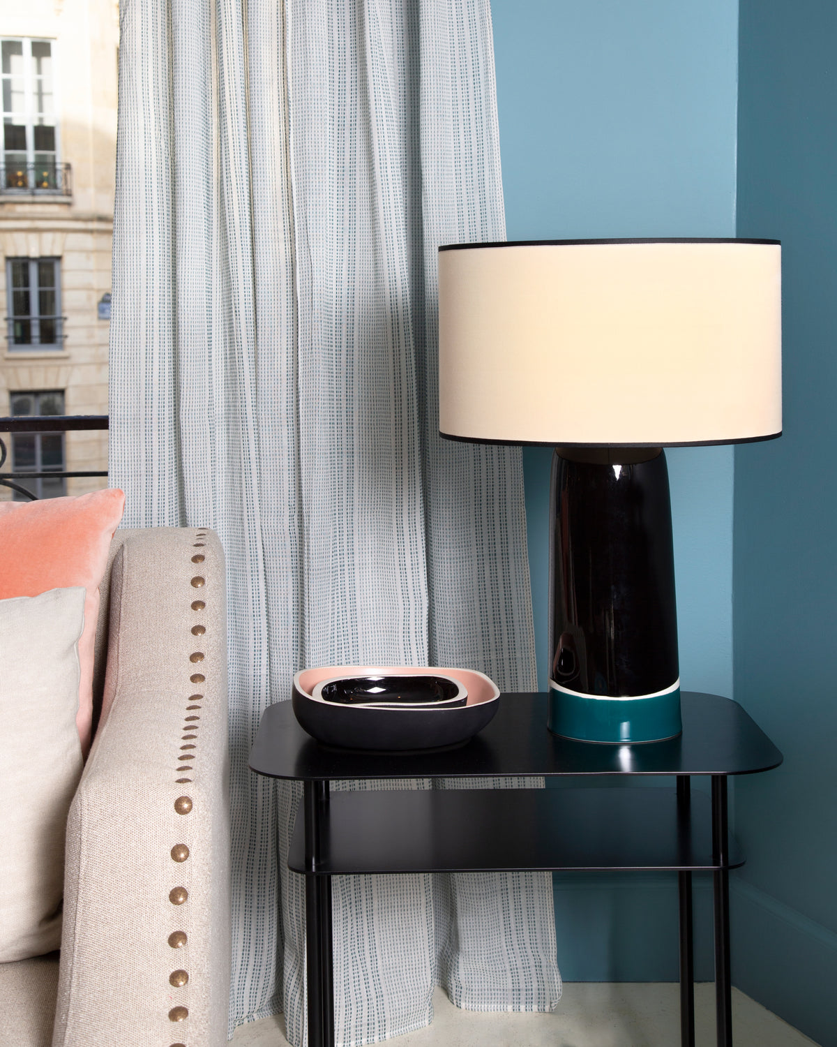 Lampe Sicilia - Bleu Sarah