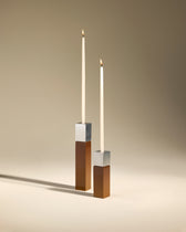 Bougeoir Oscar - Havane  2 - Décoration Design