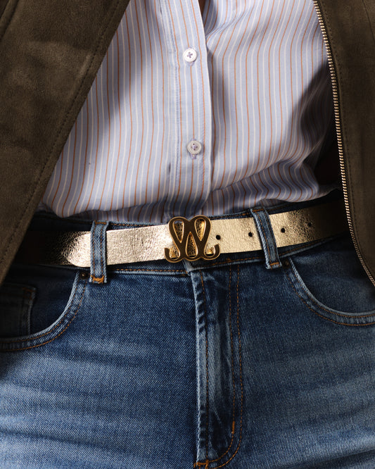 Ceinture Reversible Monogramme - Noir