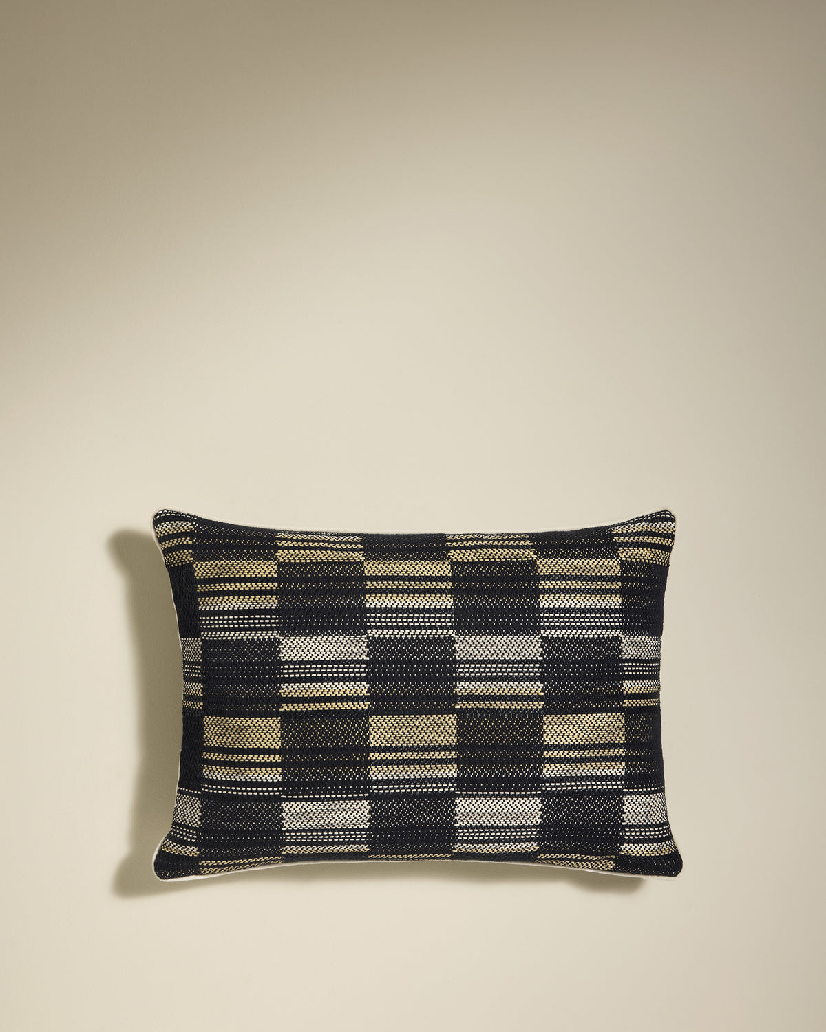 Coussin Damier - Noir