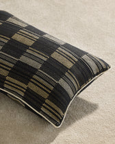 Coussin Damier - Noir