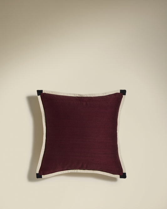Coussin Séquence 2 en 1 - Ocre/Carmin