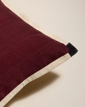Coussin Séquence 2 en 1 - Ocre/Carmin