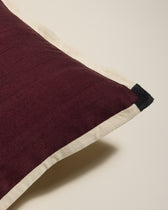 Coussin Séquence 2 en 1 - Ocre/Carmin