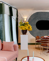 Dip Dye Tablecloth/Curtain - Forest