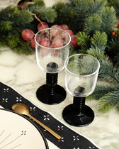 Pause Water Glass - Black