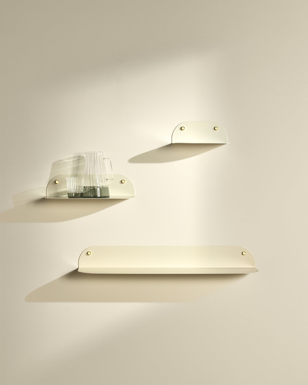 Etagère Murale Tokyo - Ecru design Maison Sarah Lavoine Ecru Acier 40 cm 10 cm 5