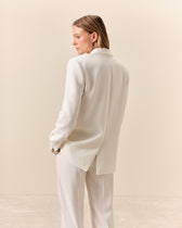 Faubourg tuxedo jacket - White