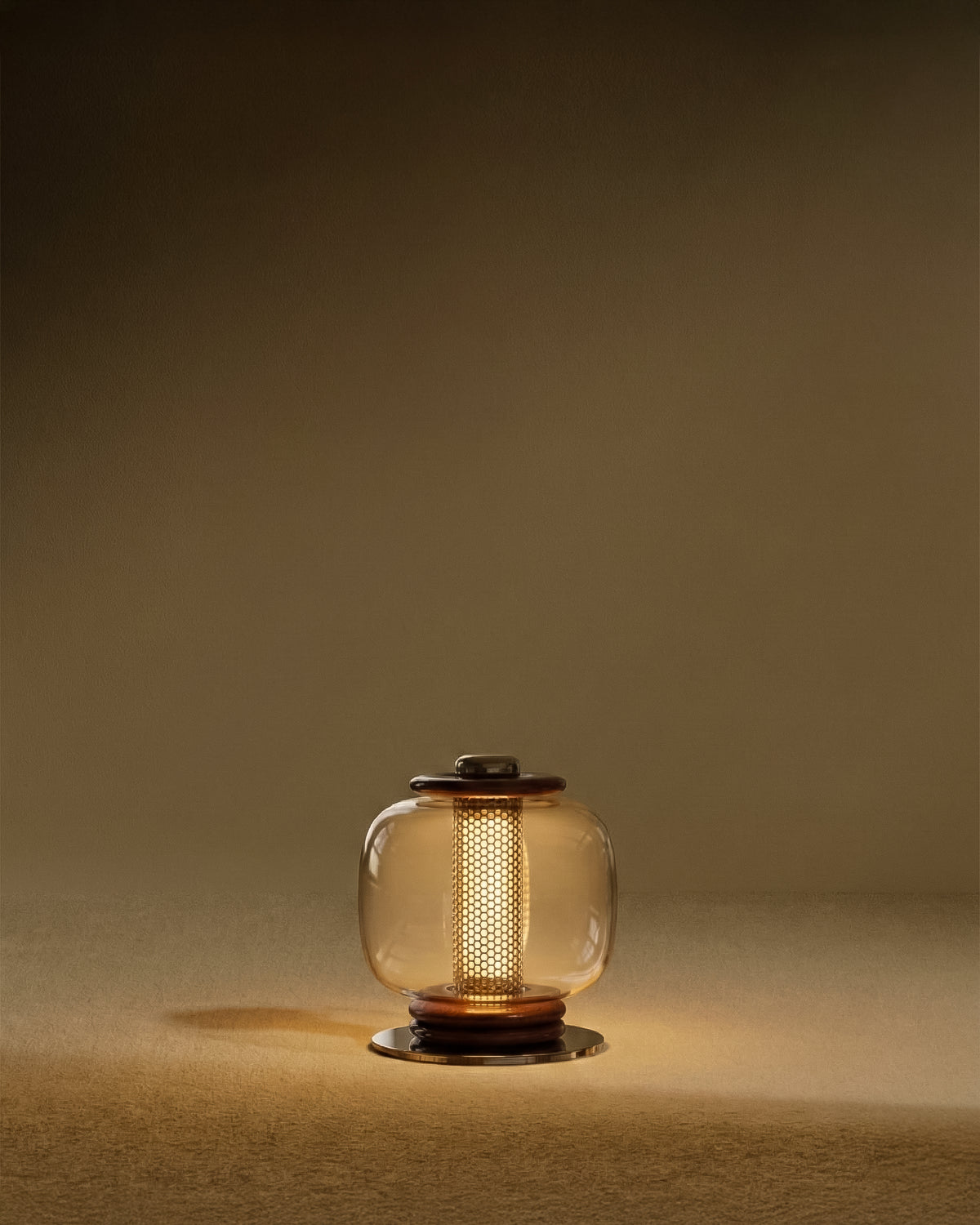 Loulou Floor Lamp - Aubergine