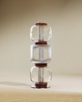Lampadaire Loulou - Aubergine design Maison Sarah Lavoine Aubergine Verre   1