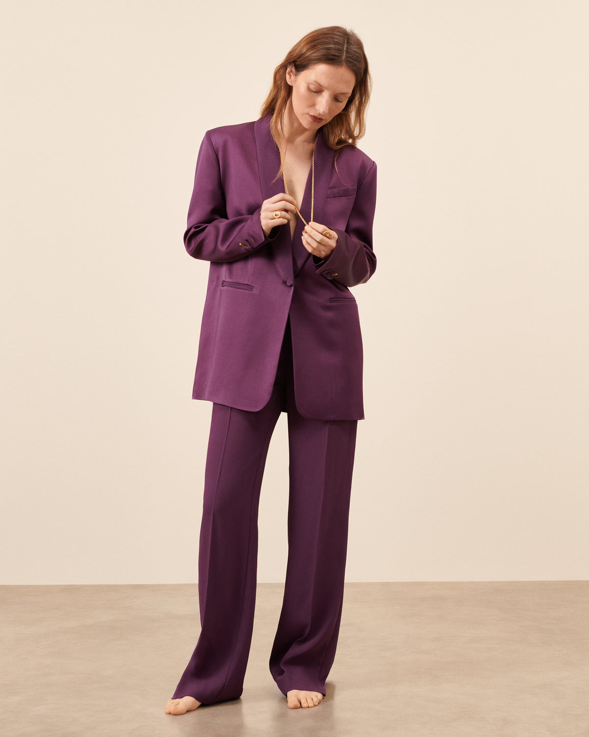 Veste de smoking Faubourg - Dahlia chic Maison Sarah Lavoine Dahlia Acetate    3