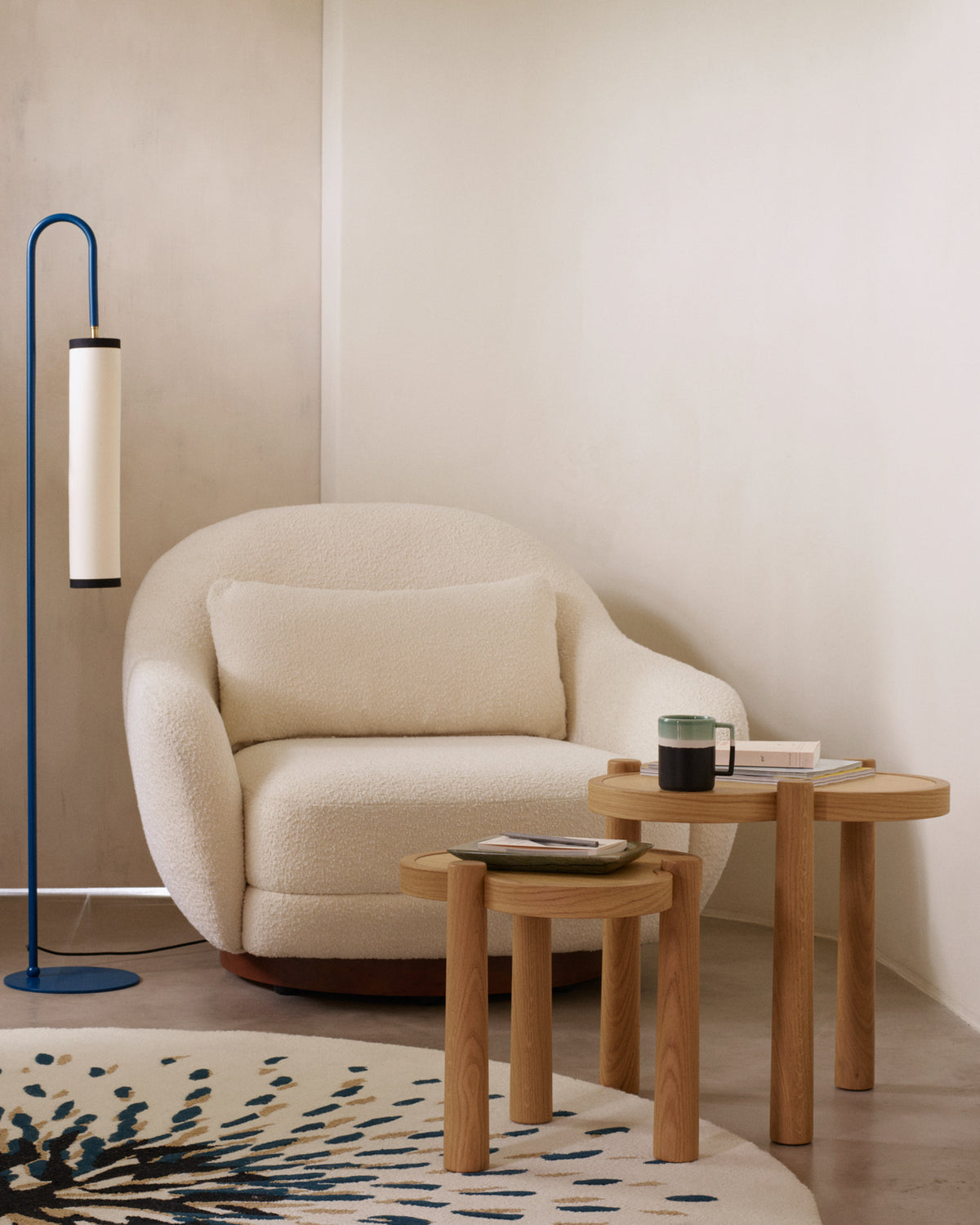 Fauteuil Bozzolo - Ecru
