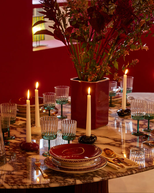 Table Haute Riviera - Marbre rouge