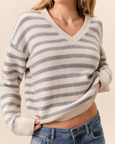 Pull Rivoli - Ecru/Gris Chiné