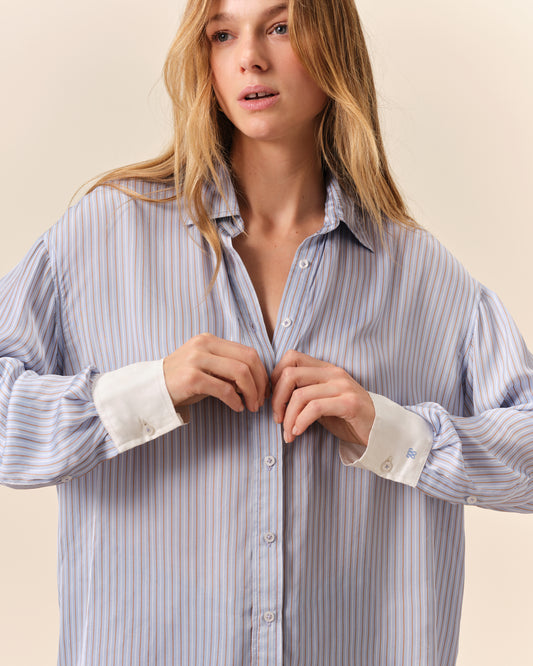 Chemise Romy - Bleu Glacier