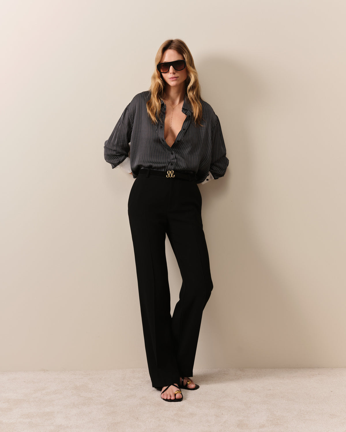 Iena Tuxedo Trousers - Black