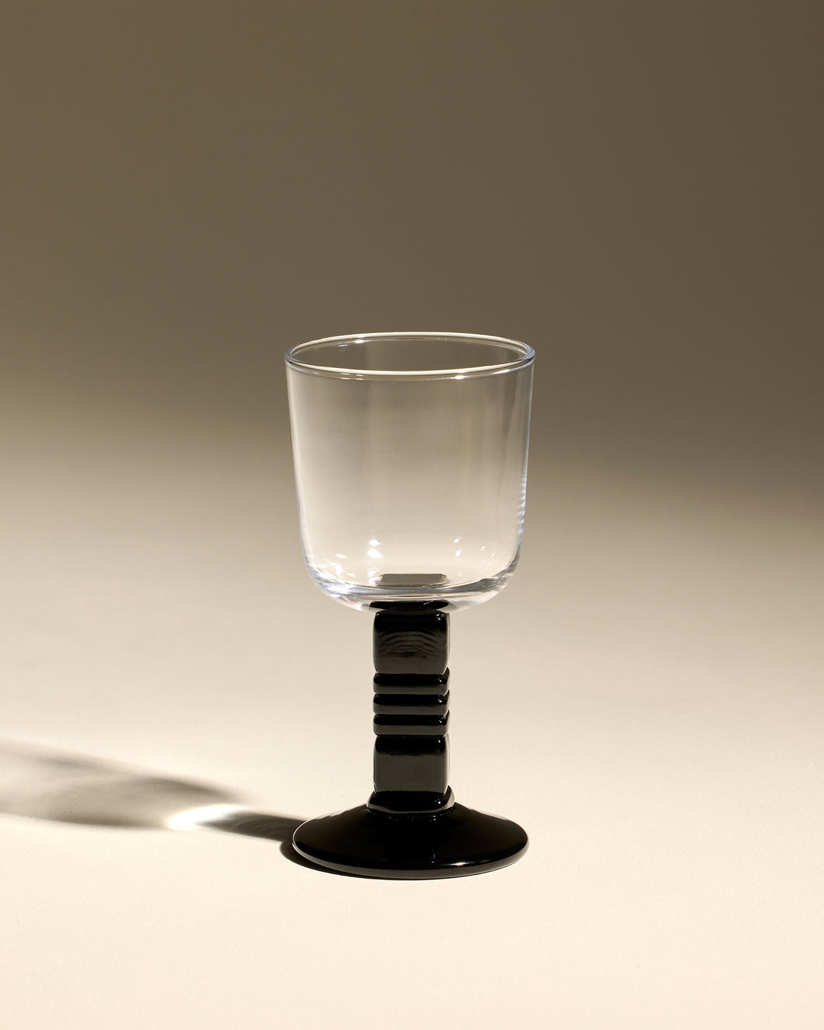 Pause wine glass - Black Small model | Black 1 - Design Decoration