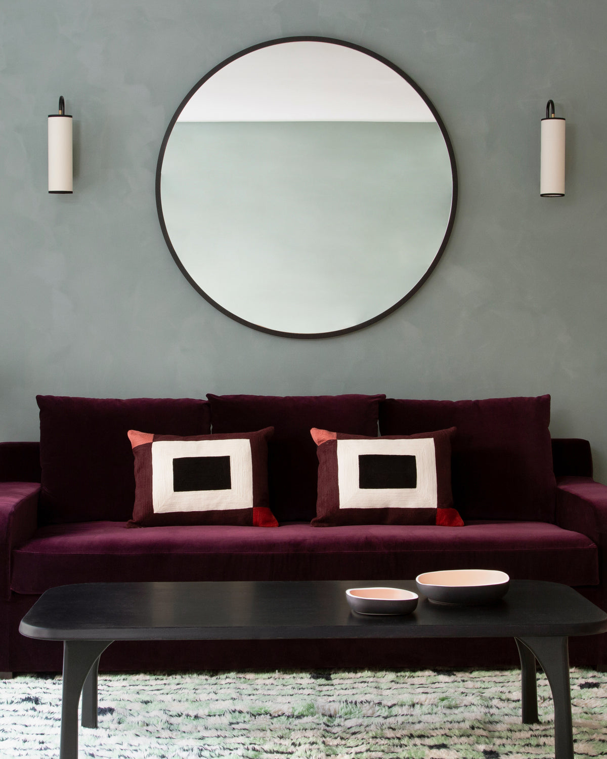 Miroir Bulle - Noir