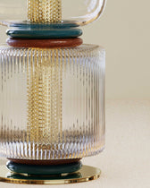 Lampadaire Loulou - Bleu Minuit design Maison Sarah Lavoine Bleu Minuit Verre   2